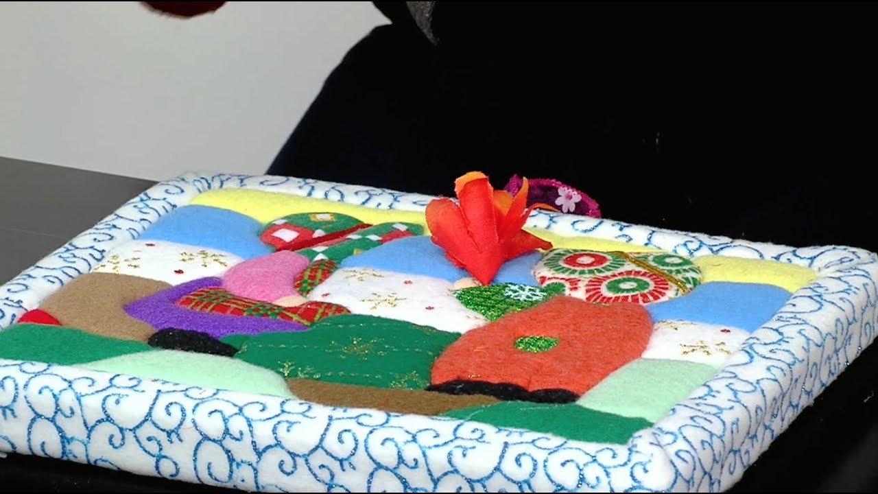Cuadro patchwork sin aguja - HogarTv producido por Juan Gonzalo Angel