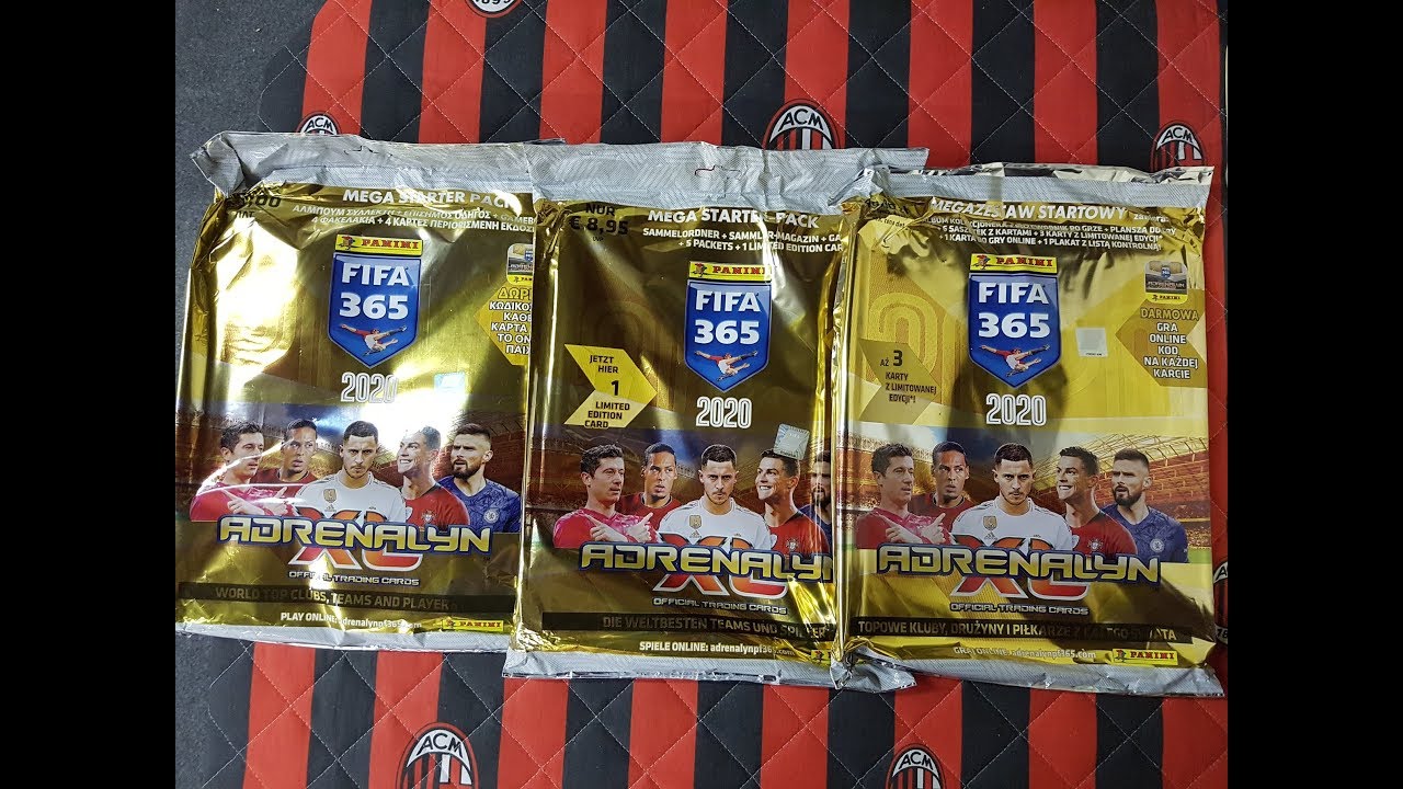 PANINI FIFA 365 2020 - UNBOXING 3 R&Oacute;ŻNYCH STARTERPACK&Oacute;W - POLSKA vs NIEMCY vs GRECJA!!!