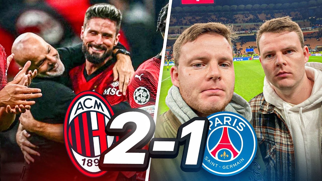 C’EST TERRIBLE… AC MILAN 2-1 PSG ! Notre VOYAGE à SAN SIRO pour la LDC !