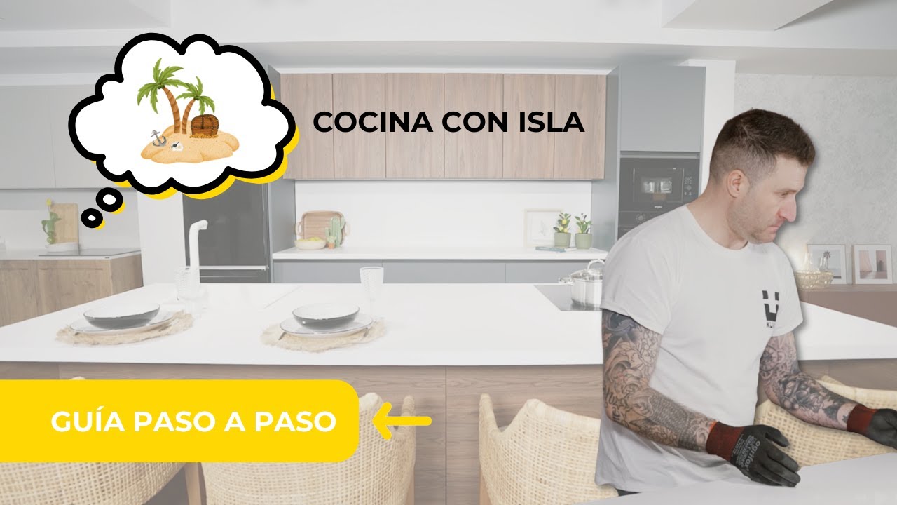 👀​✅​ ¡Así se MONTA UNA ISLA DE COCINA fácil y rápido! - Guía completa