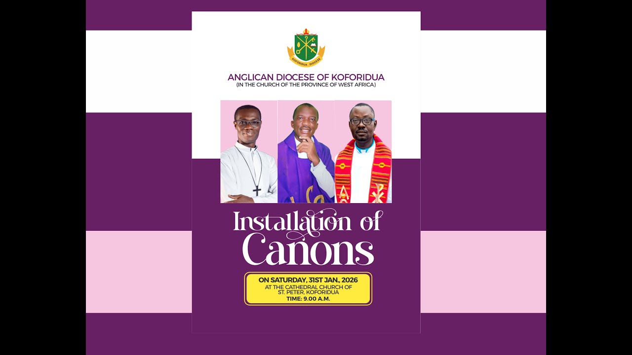 INSTALLATION OF CANONS ON SATURDAY 31ST JANUARY 2026