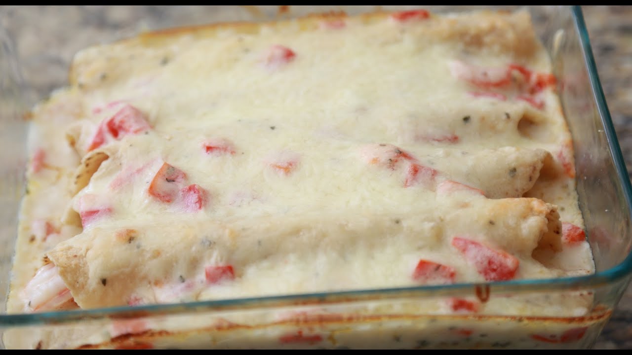 SHRIMP ENCHILADAS!
