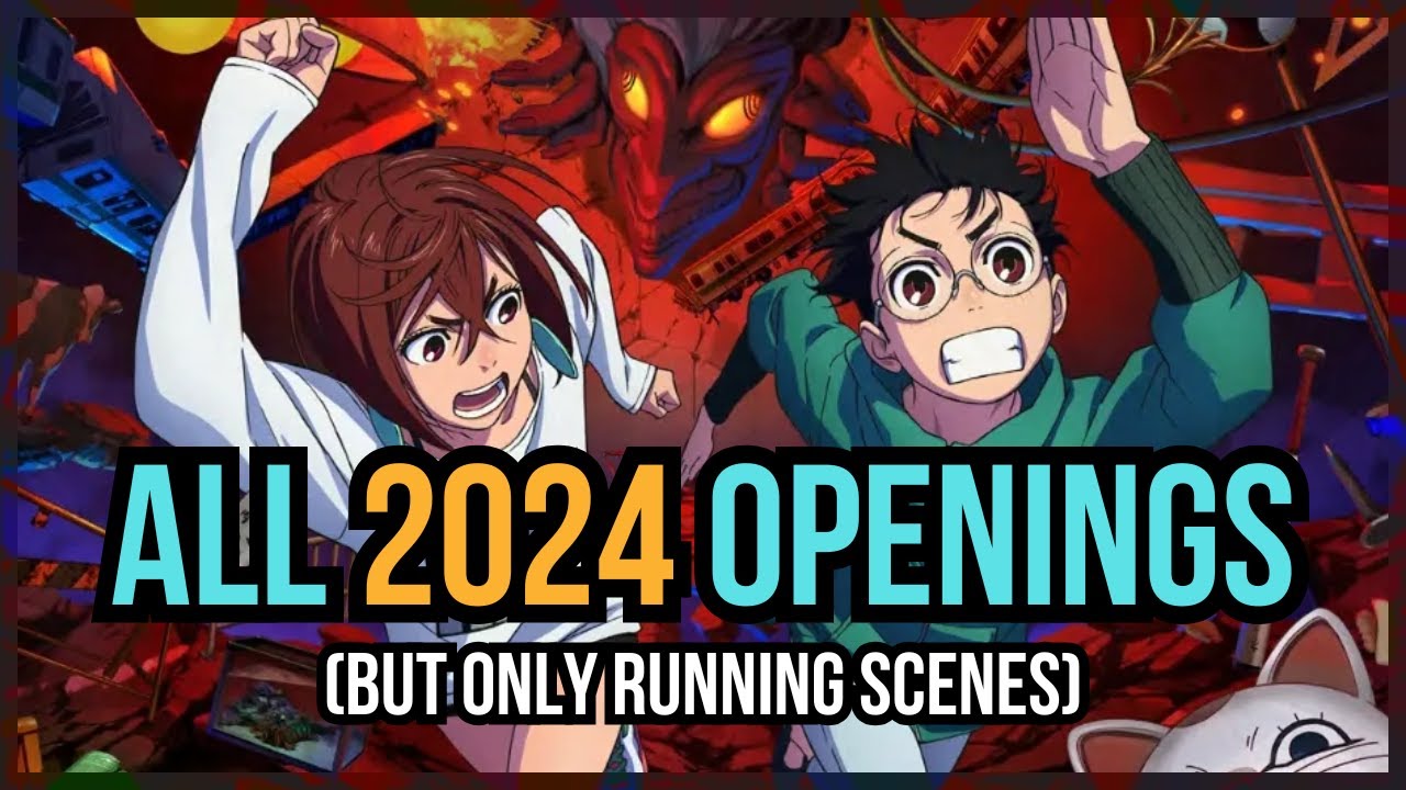 【AMV】all anime openings 2024 running scenes