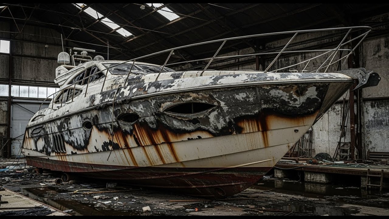 ASMR YACHT RESTORATION! SUNSEEKER PREDATOR Restoration! Full Restoration