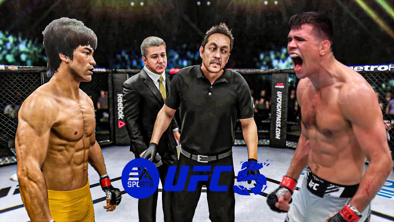 Bruce Lee vs Mickey Gall   EA Sports UFC 5   Epic Fight 🔥🐲