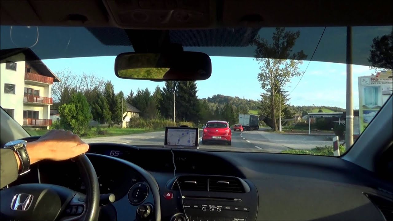 Driving from Karlovac to Slunj via D1 - Croatia (Hrvatska)