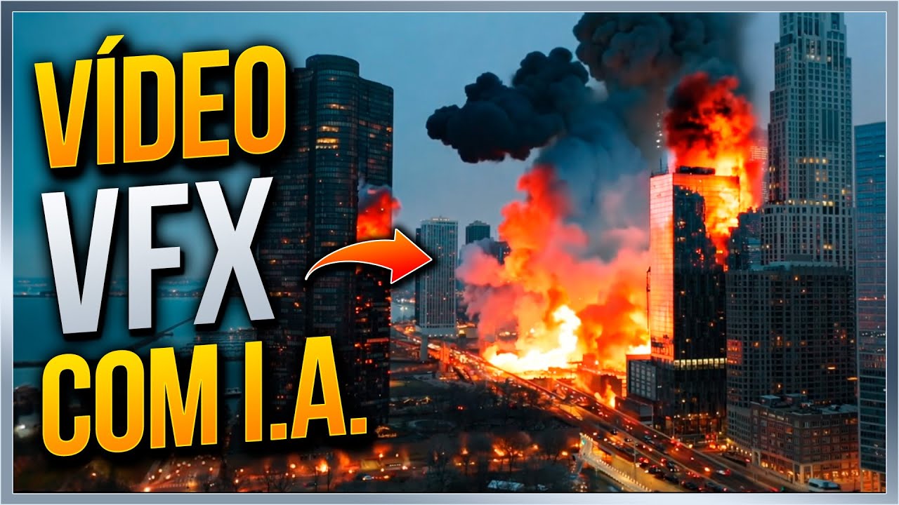 Crie EFEITOS CINEMATOGRÁFICOS com IA de forma FACIL E GRATUITA! GEN-3 RUNWAY