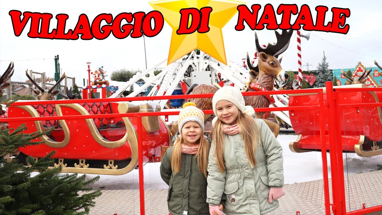 CI TELETRASPORTIAMO nel VILLAGGIO DI NATALE ✨🎅