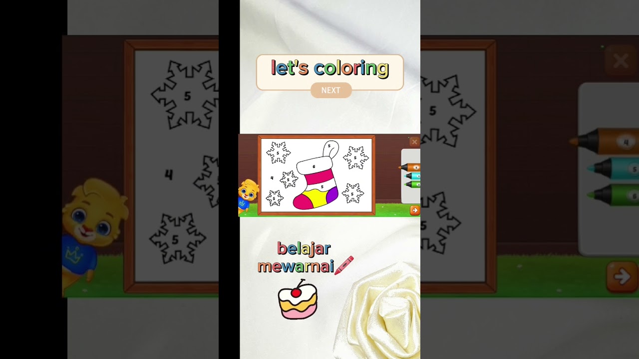 belajar mewarnai #coloring #coloringbook #mewarnai #merrychristmas #natal #harinatal
