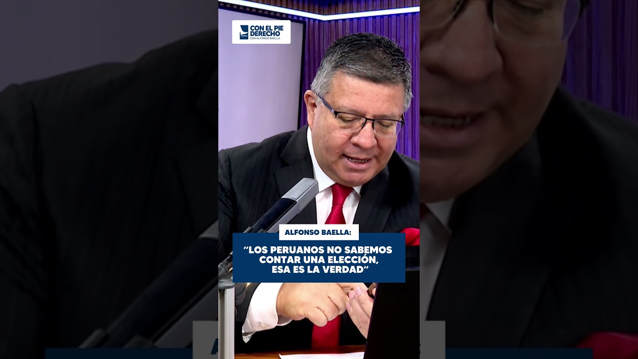 LOS PERUANOS NO SABEMOS CONTAR UNA ELECCI&Oacute;N, ESA ES LA VERDAD