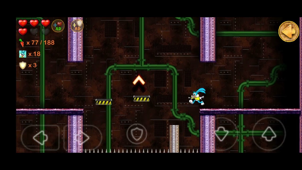 Bunny Jump And Run Tiny Toon walkthrough part 48