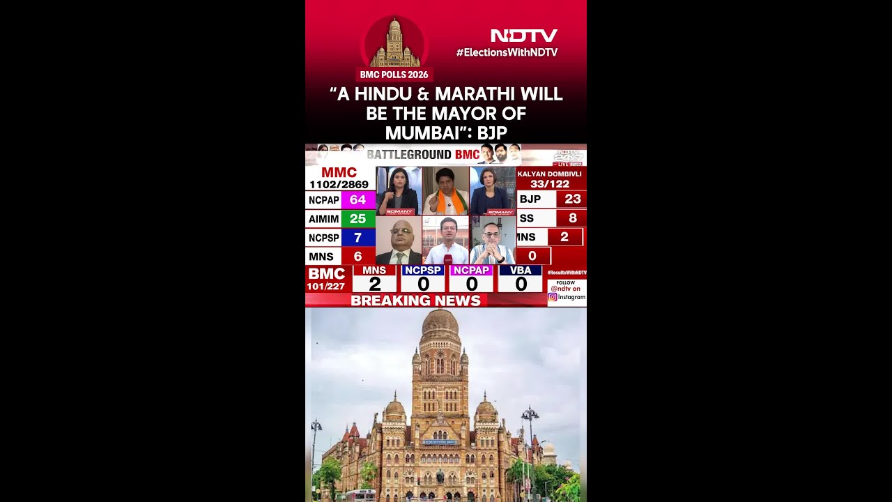 BMC Results | BJP Reiterates That A Hindu, Marathi Will Be Mayor as Mahayuti Crosses Half-Way Mark