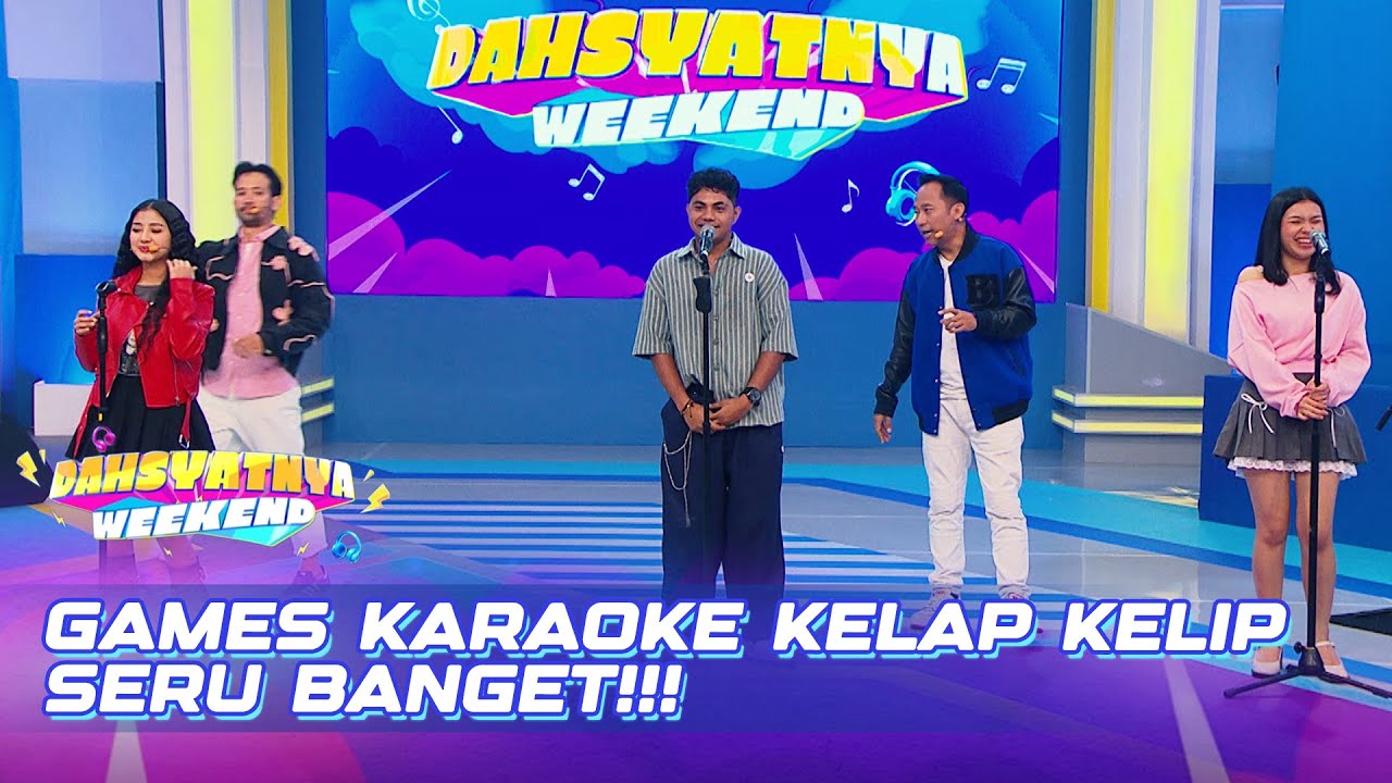 SERU BANGET! Main Karaoke Kelap Kelip Bersama Kontestan Indonesian Idol | DAHSYATNYA WEEKEND
