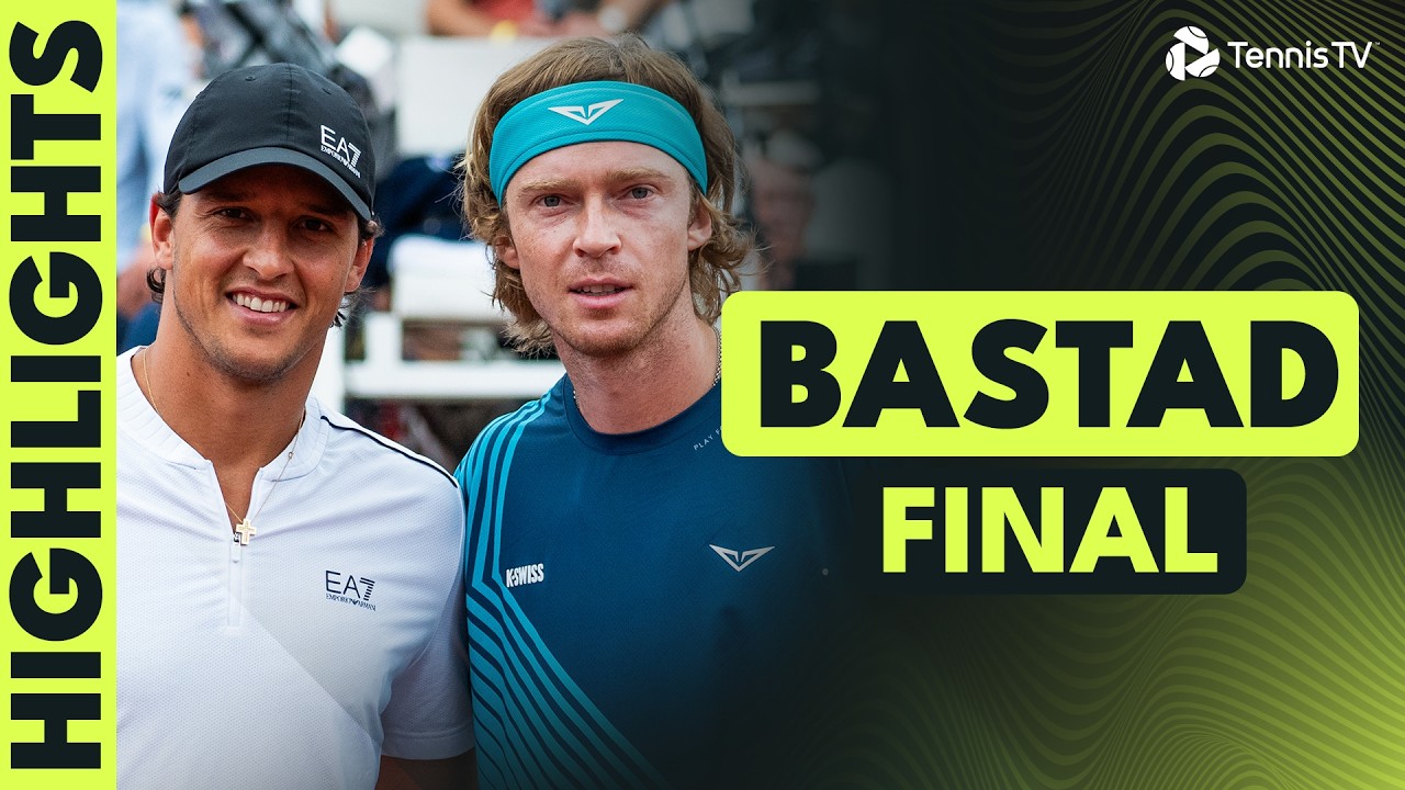 Andrey Rublev vs Luciano Darderi Title Battle 🏆 | Bastad 2026 Final Highlights