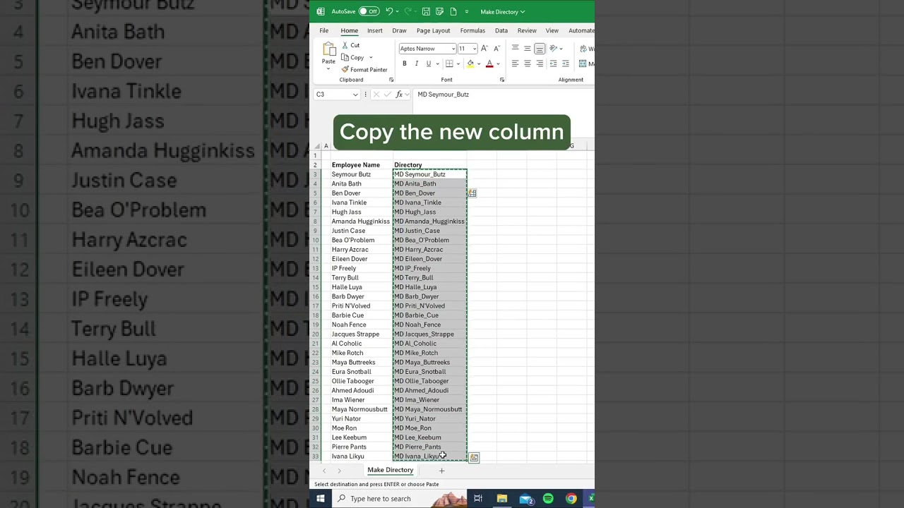 Basic Excel hack you must have in 2024