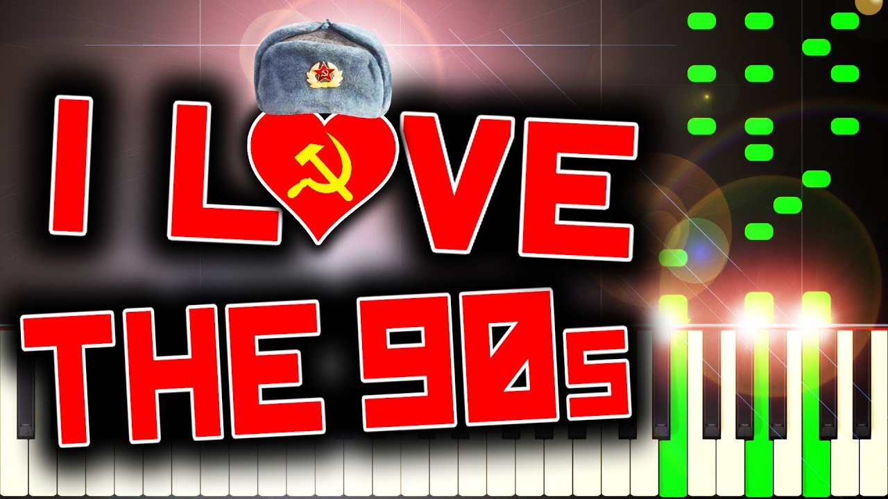 RUSSIAN IN THE 90S - Piano Tutorial
