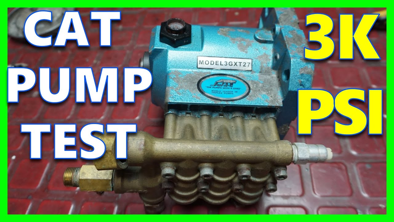 CAT 3k Psi Pressure Washer Pump ~Test / Modifying Some Pressure Washers