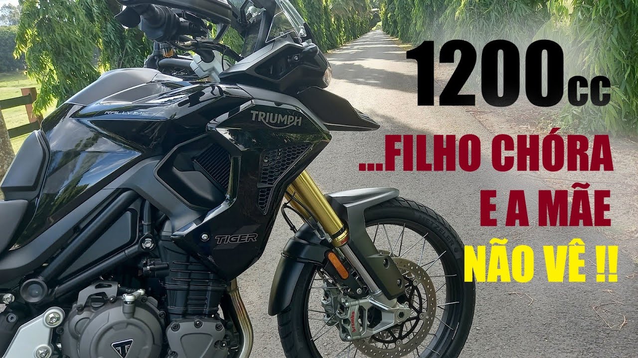 Tudo sobre TRIUMPH TIGER 1200 BLACK EDITION puro torque e adrenalina no ON e OFF ROAD.