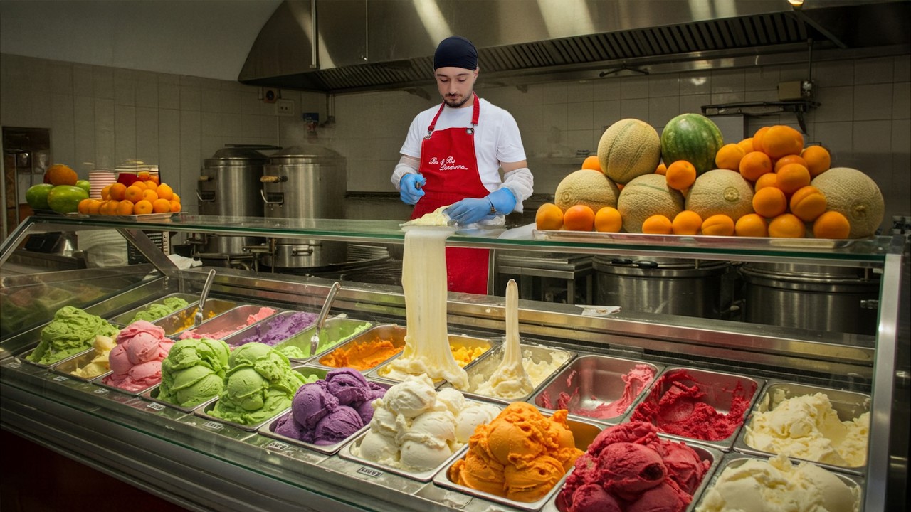 Unbelievable Frozen Street Food! Full Making Process in Istanbul