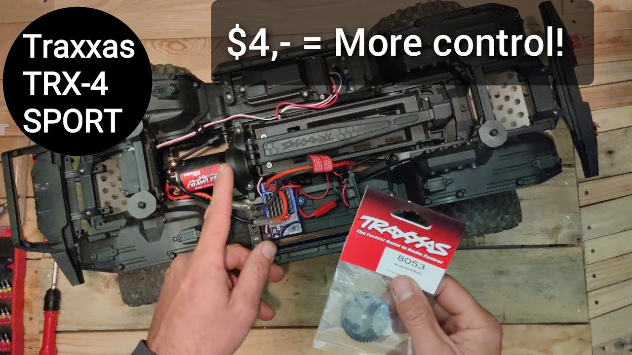 Small exchange, big results. Replace the spur gear