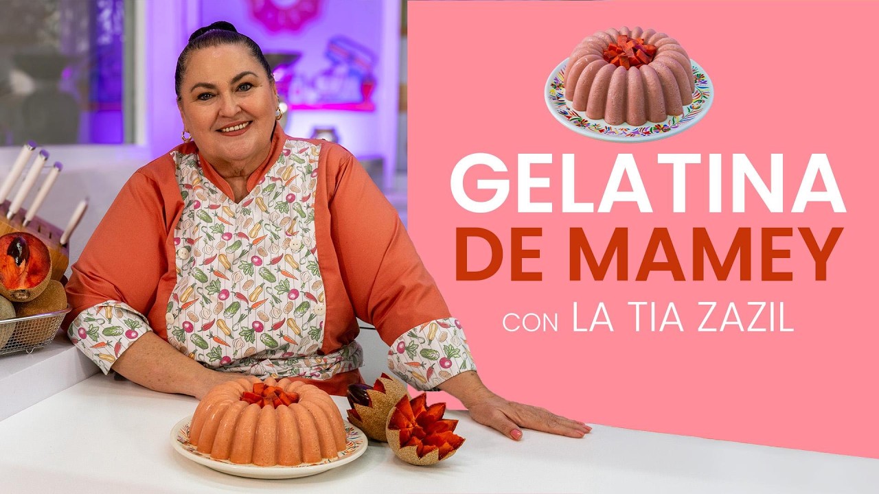 ¡Gelatina de mamey fácil y deliciosa que tienes que probar!