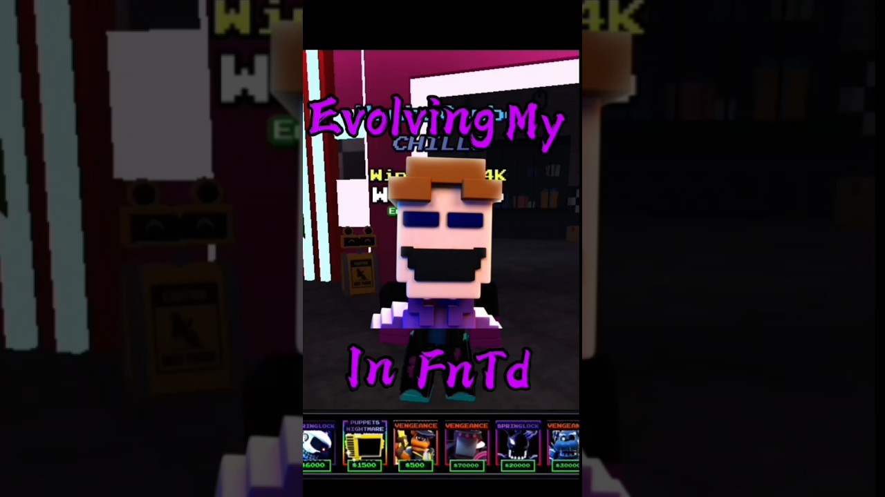 Evolving Michael Afton in Fntd #fnaf #fntd #roblox #shorts #viral