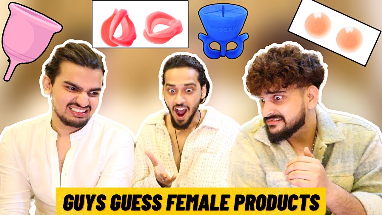 Boys Guessing FEMALE PRODUCTS for the FIRST TIME!!  (Part 2)