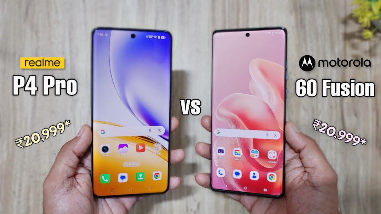 realme P4 Pro 5G vs Motorola Edge 60 Fusion Speed Test and Comparison