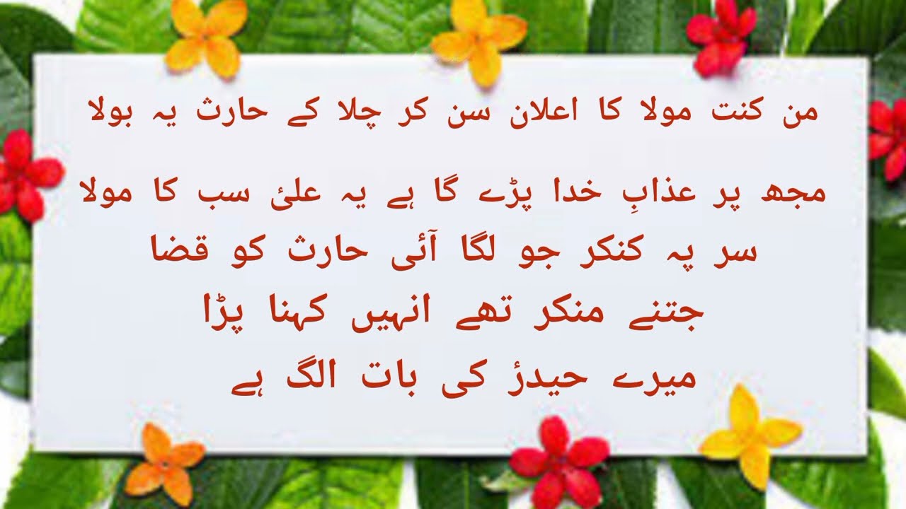 Mery Haider a.s ki baat alag hai lyrics | Syed Raza Abbas zaidi | 13 Rajab manqabat