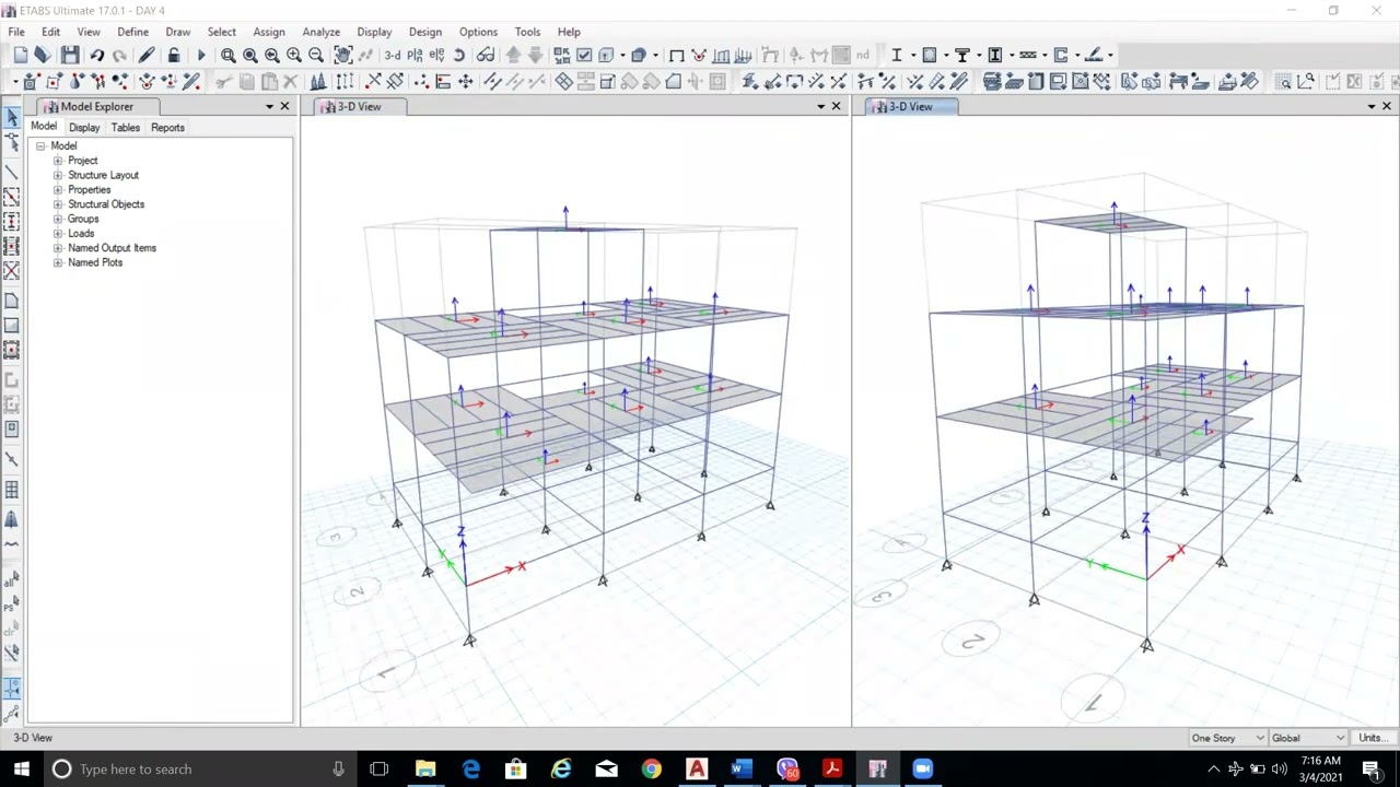 Explore Steel Structure Design with ETABS and RAM Connection #SteelDesign #ETABs #RAMConnection
