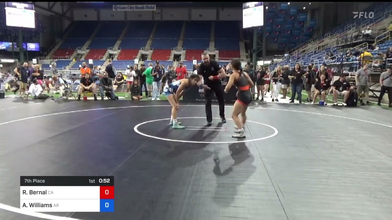 2023 Juniors U.S. Marine Corps Women&rsquo;s Nationals: Rianna Bernal vs Alena Williams: 117 Ibs 7th Place