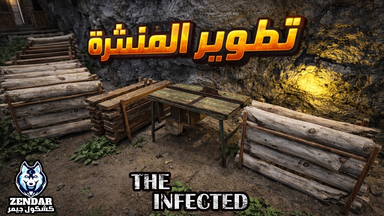 🎮 المصاب v24 | الحلقة 8:  🪵 طورت المنشار وبنيت بيتًا لمايك! بداية التعافي 💊