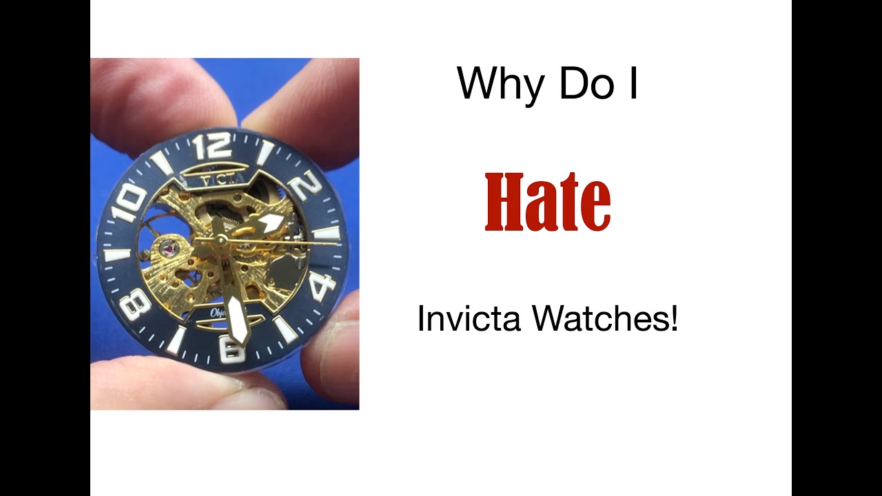 Ремонт и обслуживание часов Invicta Skeleton... Мне не нравится Invicta....