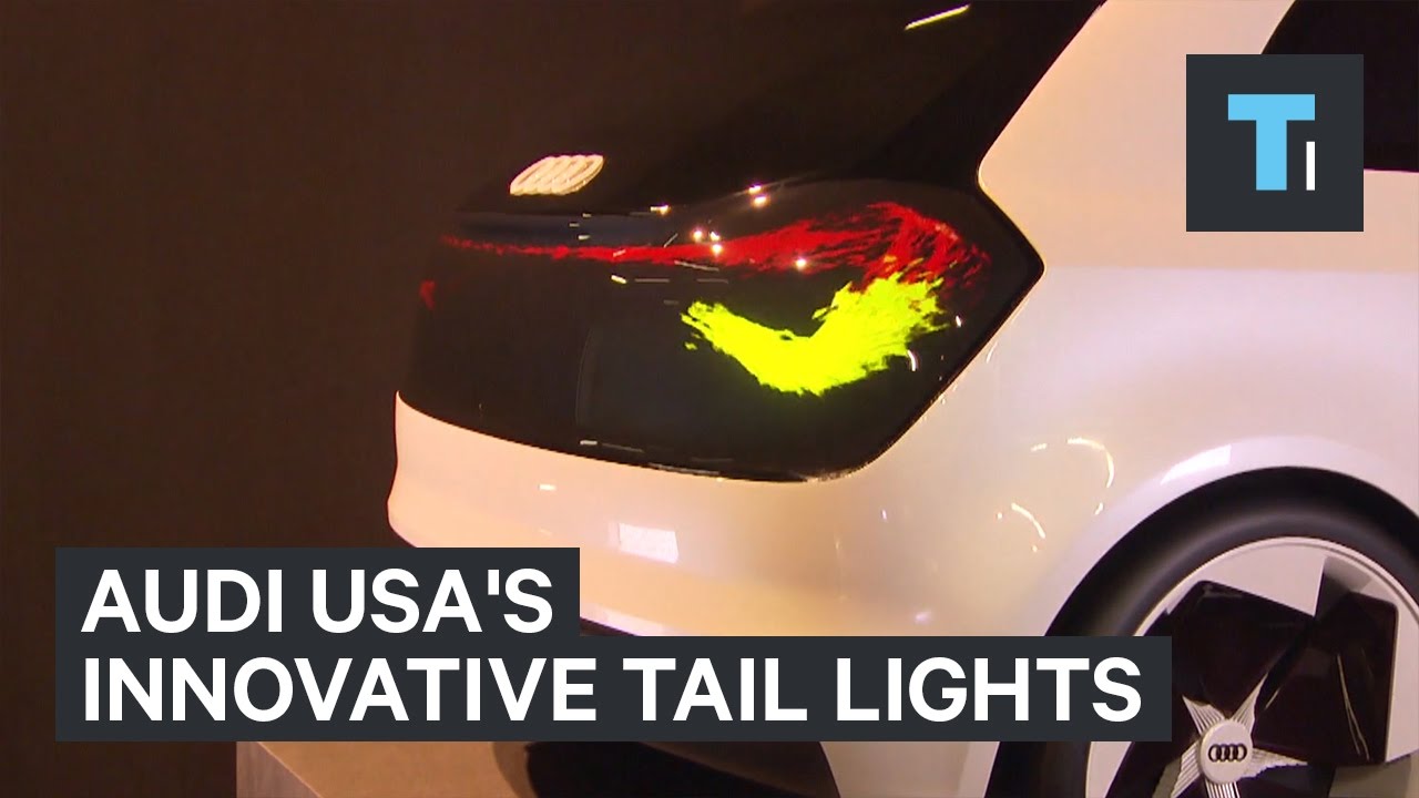 Audi USA​'s Innovative Tail Lights Are Mesmerizing