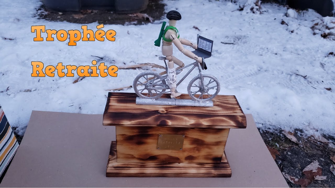 Fabriquer un trophée de retraite coulé en aluminium !
