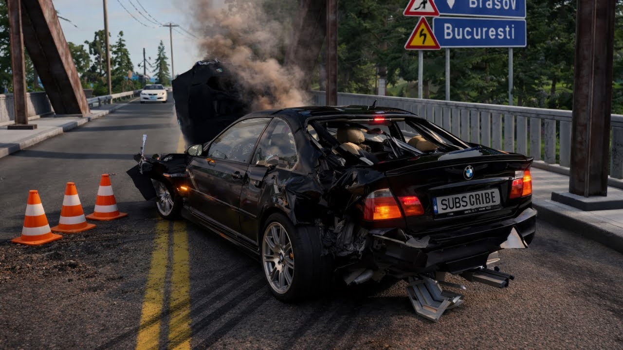 Am distrus un BMW M3 E46 în BeamNG.drive!!