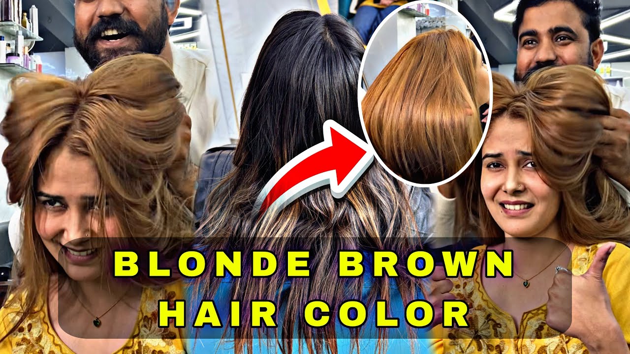 BLONDE BROWN || HAIR COLOR || BY P SQUARE SALON 