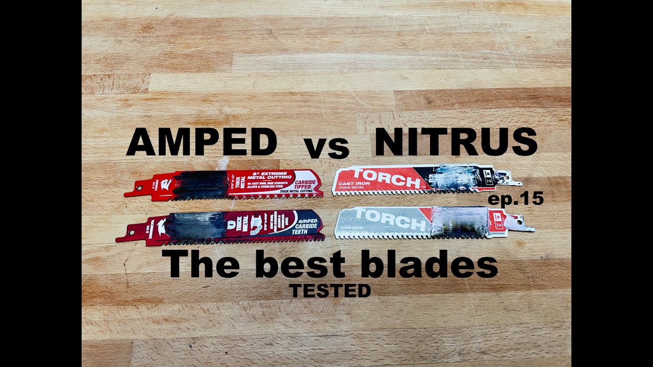 23-41 | Diablo Thick metal Carbide vs Amped Carbide Blades reviewed  | DS0608CF vs DS0608CFA | ep.15