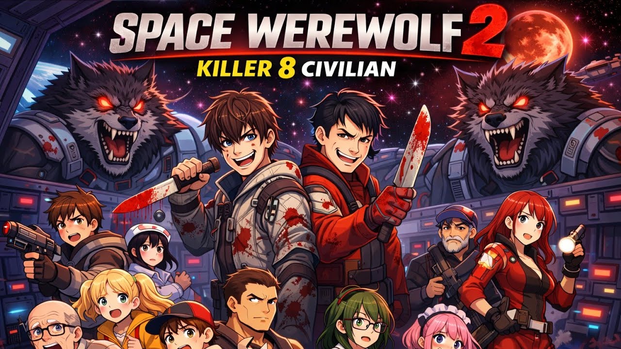 Smart Civilians vs Space Werewolf Killer 😎🔥