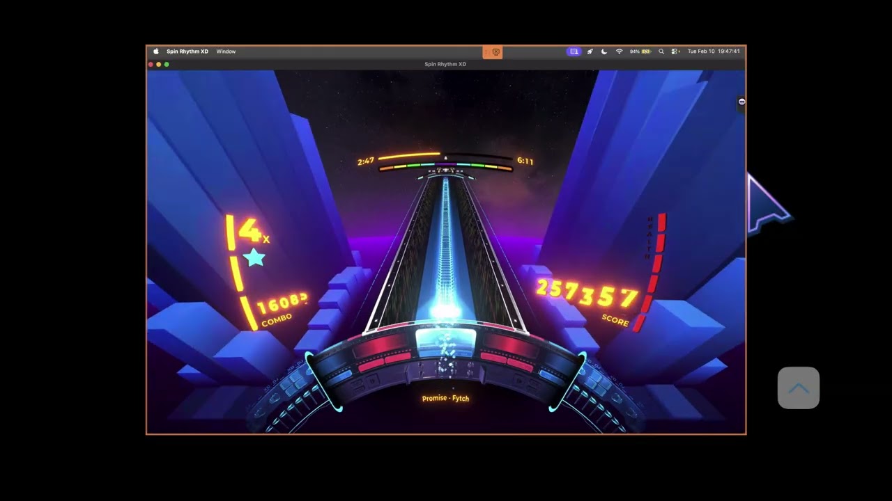 Spin Rhythm XD Ep. 1747: Fytch - Promise. 565K score. Level 1648.