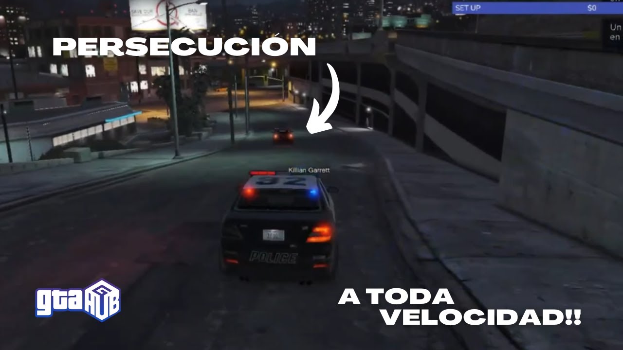 [GTAHUB] Persecución a toda velocidad termina en Torre Davis | LSPD