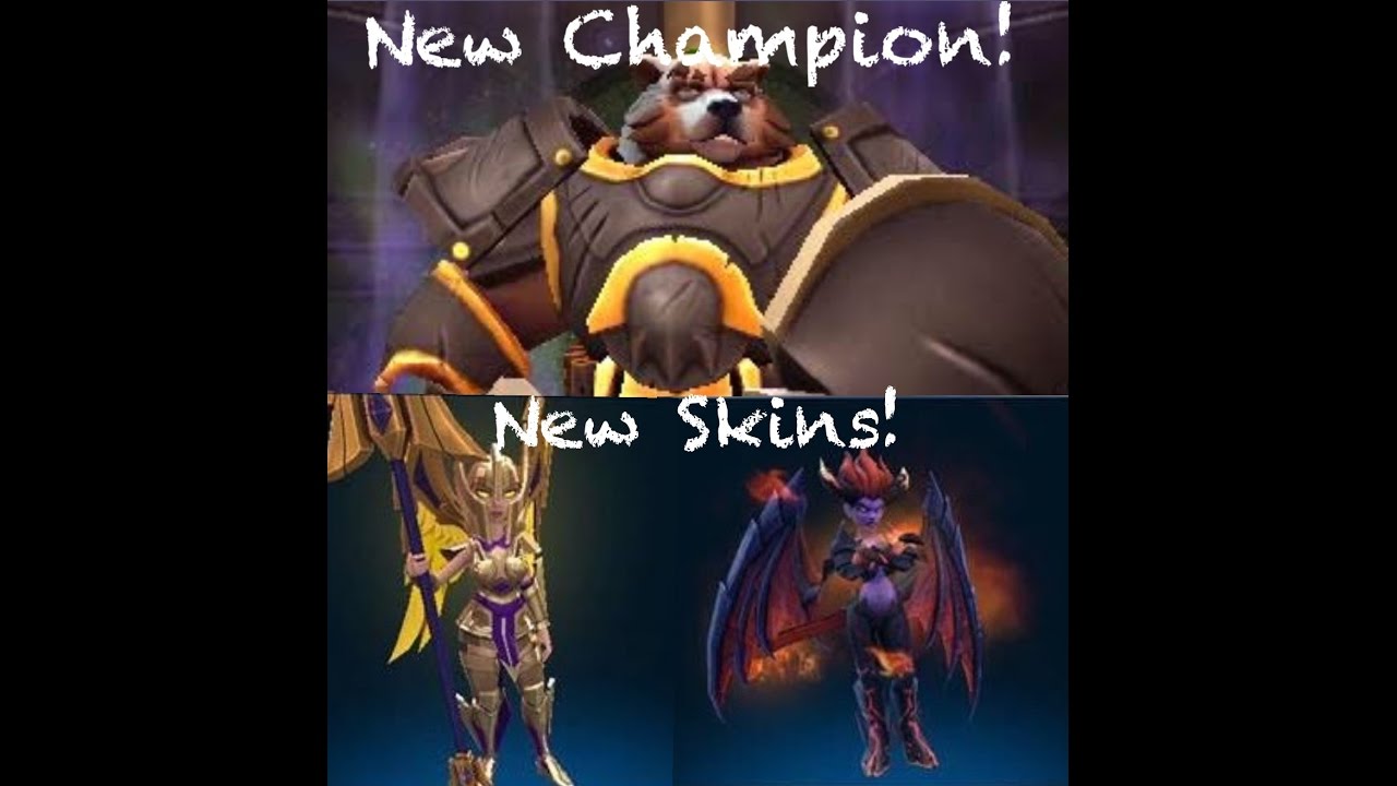 Call Of Champions Update! New Skins and New Champions Gameplay!