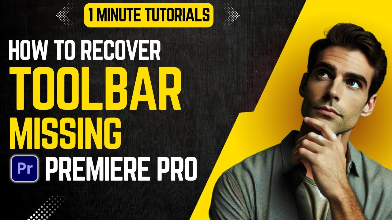 Timeline Toolbar Missing In Premiere Pro 2024 | Adobe Tutorials