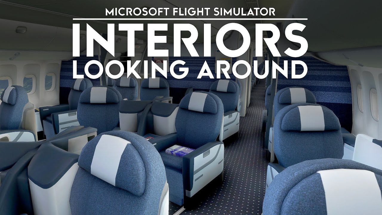 Microsoft Flight Simulator - Plane Interiors - Walking Around