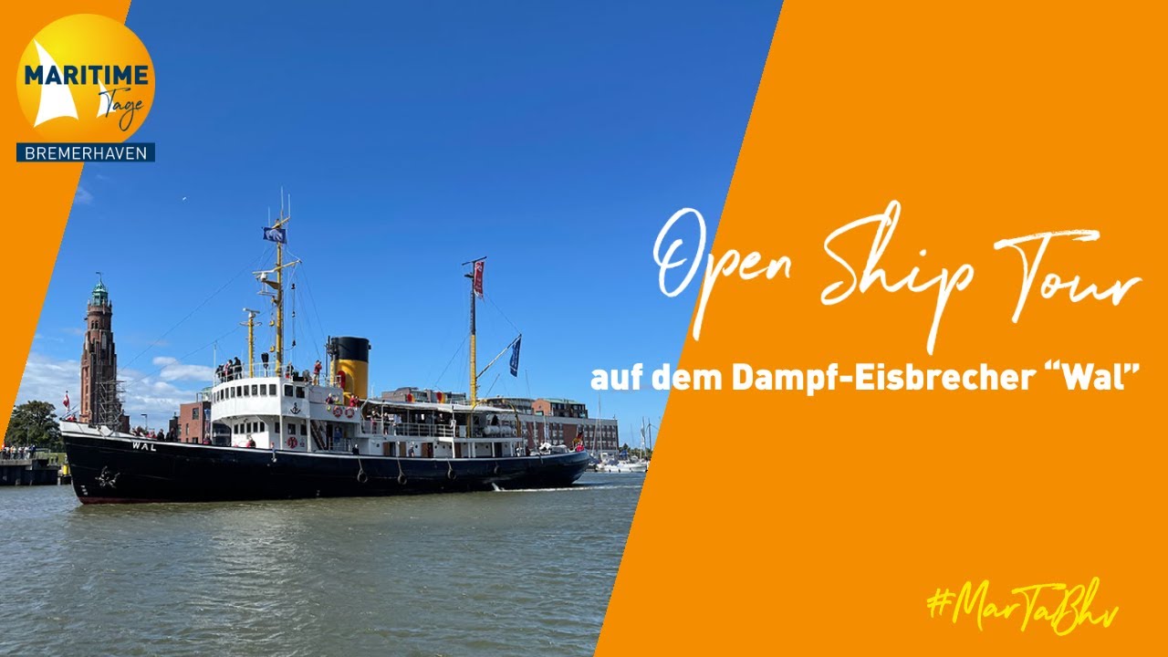 Maritime Tage: Open-Ship auf dem Dampf-Eisbrecher 