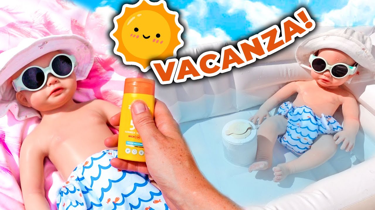 Porto NEIL SILICONE REBORN in VACANZA per la PRIMA VOLTA 🍼 Mamma Giovane Roleplay 