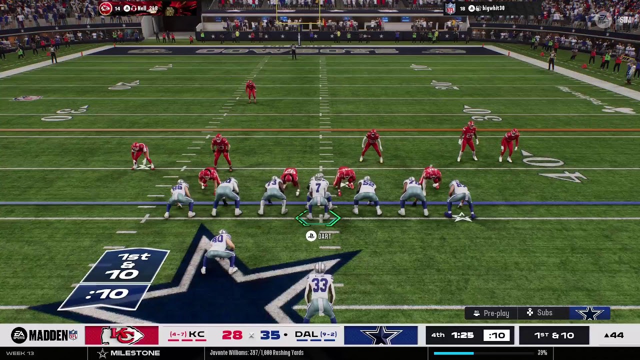 Vs chiefs mich