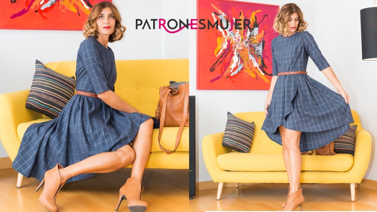 Revista PATRONESMUJER n&ordm;1. Realiza Vestido de cuadros