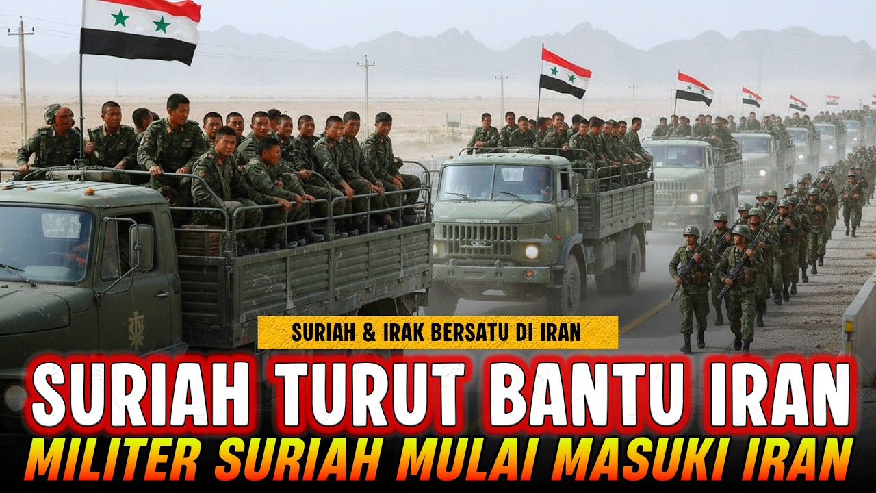 SURIAH & IRAK TURUT BANTU IRAN‼️BAGI SURIAH IRAN PEMEGANG KUNCI UTAMA UMAT ISLAM‼️
