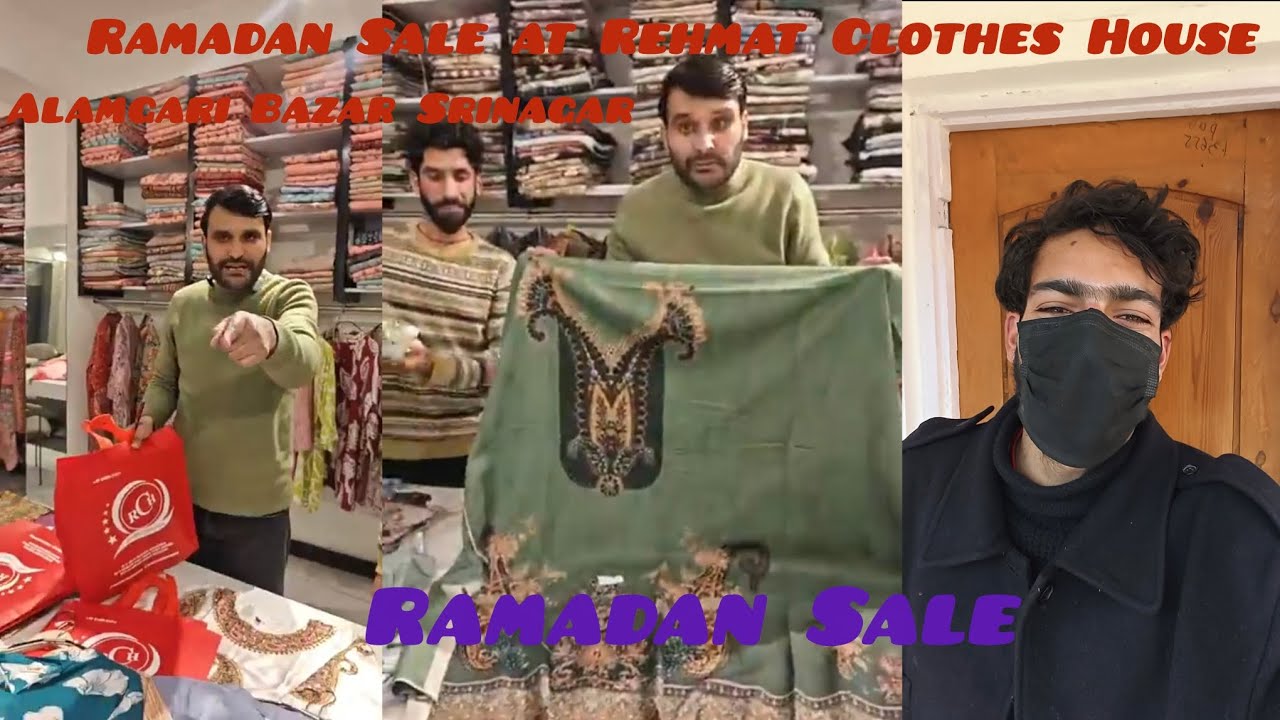Ramadan Sale at Rehmat Clothes House Alamgari Bazar Srinagar 📞6005203691